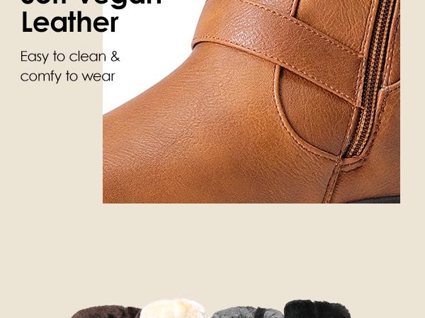 Dream Pairs Women's Wide Calf Snow Knee High Boots