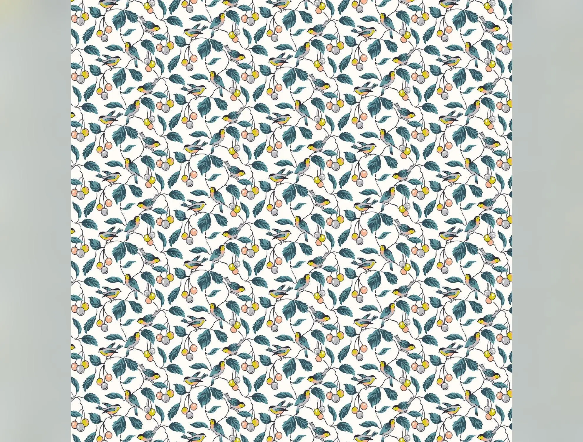 Woodland Walk - Misty Morning Birdsong A by Liberty Fabrics