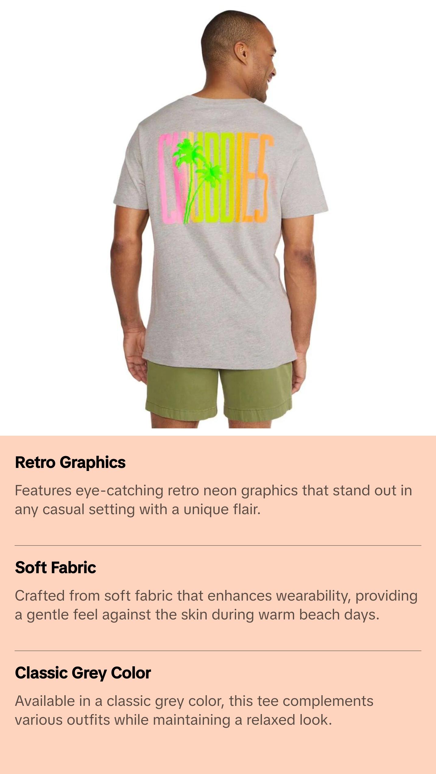 Chubbies Shady Palm Mens Tee