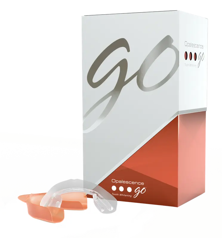 Opalescence Go Oral Teeth Whitening Trays, 10% Hydrogen Peroxide, Melon Flavored