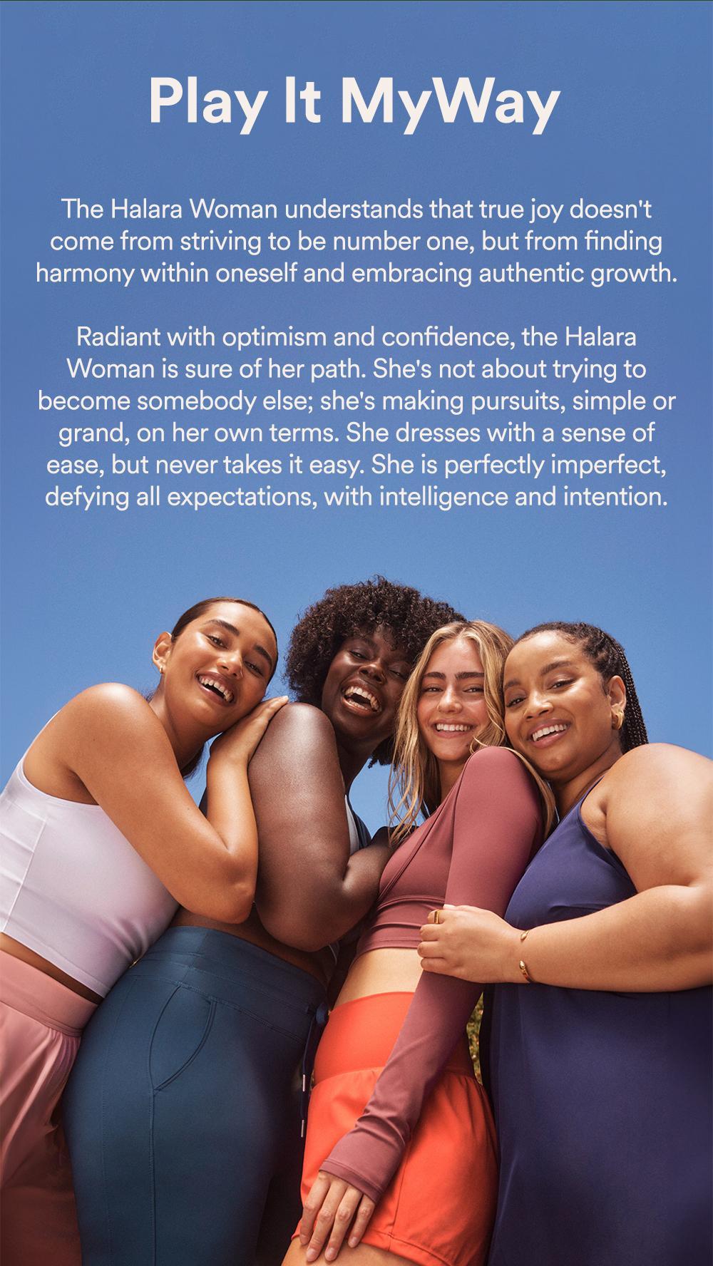 Halara Flex High Waisted Back Side Pocket Stretchy Knit Denim Casual Leggings