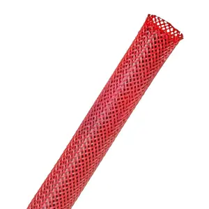 GENERAL USE PET PT 1/2" BRAID 25 FT Cut Abrasion Resistant Halogen Free FMVSS 302 Approved 125 C Temp Rating