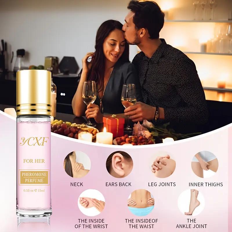 Venom Inspired Pheromone Perfume 15ml Roll On for Women Long Lasting, Fresh & Elegant. Ideal for 2026 Dating, Travel & Party ,Valentine‘s Day Fragrance Cosmetics Rose Pink Outdoorfun