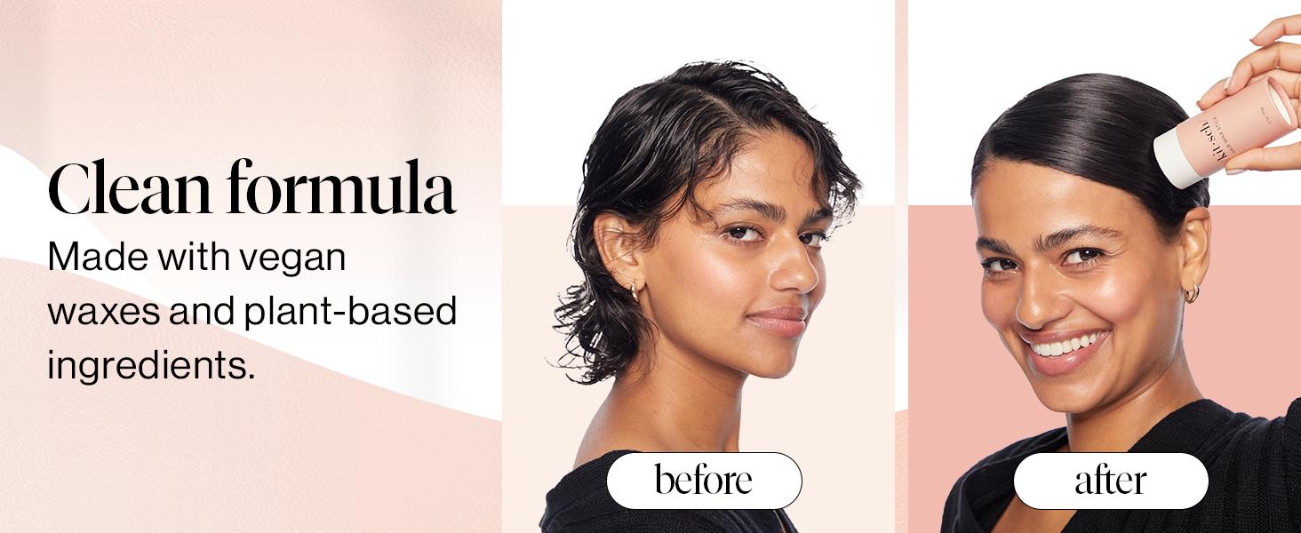 Kitsch Hair Wax Stick for Women & Men - Hair Slick Back Stick, Anti-Frizz and Fly Away Hair Tamer, No Residue Hair Finishing Stick for Flyaways