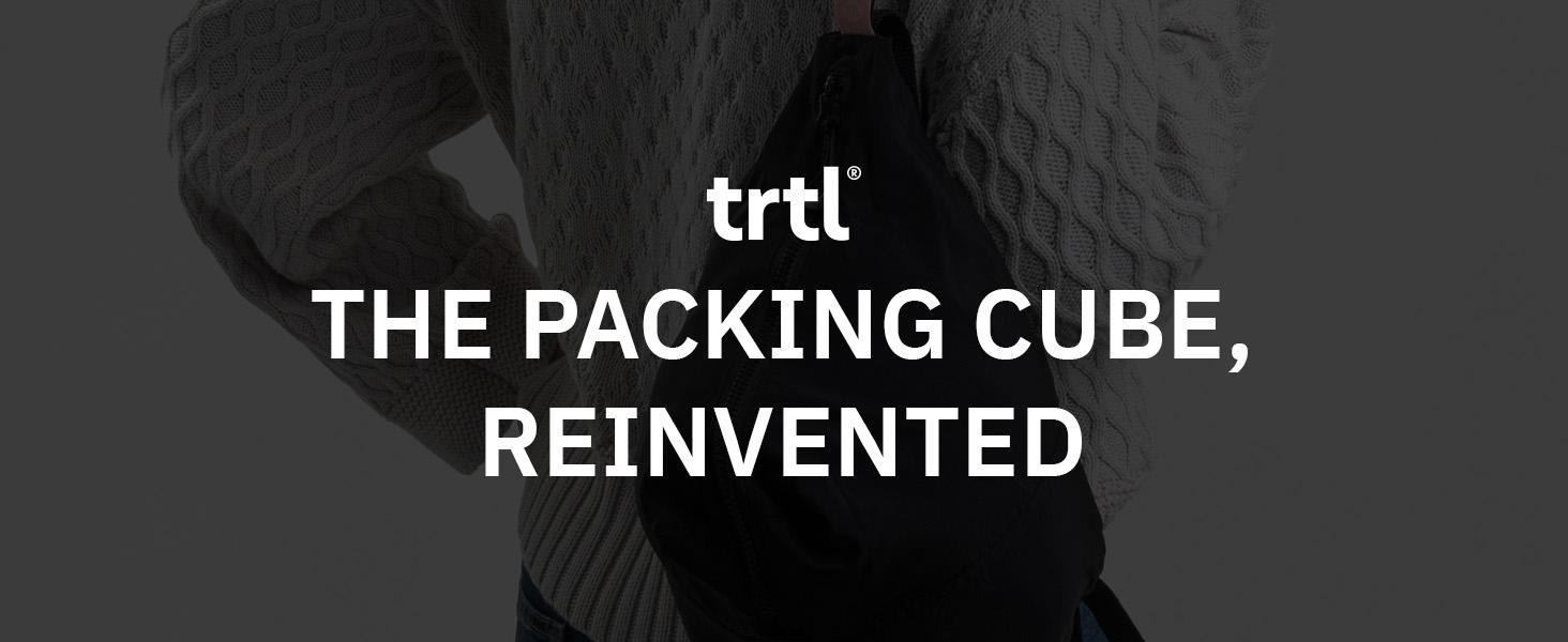 trtl Packing Pods - Packing Cubes for Travel - Made with Water-Resistant Material - Comes with Small, Medium, and Large Cubes