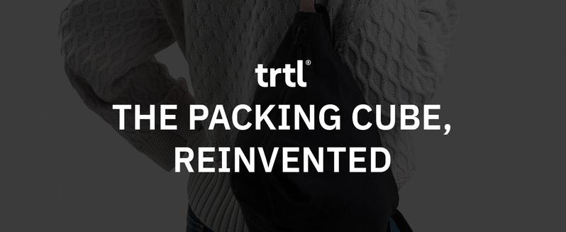trtl Packing Pods - Packing Cubes for Travel - Made with Water-Resistant Material - Comes with Small, Medium, and Large Cubes