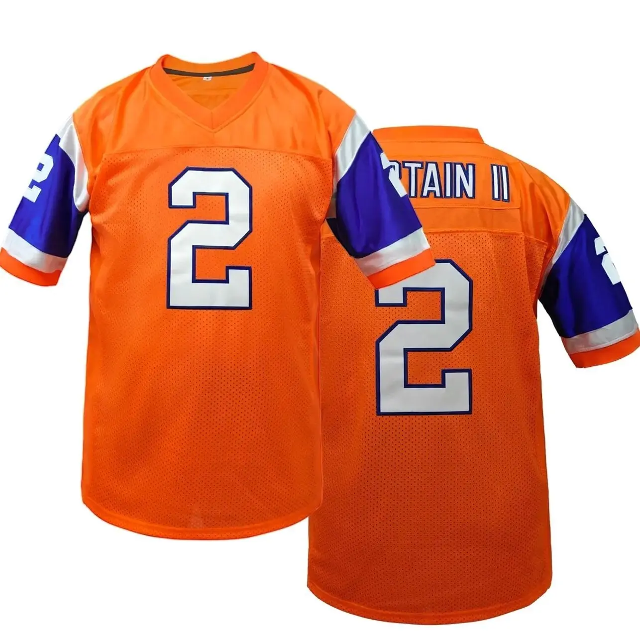 Men's Football jersey, Sports Jersey, #2 #7 #10 Embroidered, Elway jersey, Short Sleeve V-neck, polyester, quick-drying and breathable, suitable for football enthusiasts, Jersey Shirts