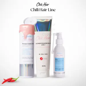 Click Hair Chili Line for Low Density Oily Hair 3 Pack