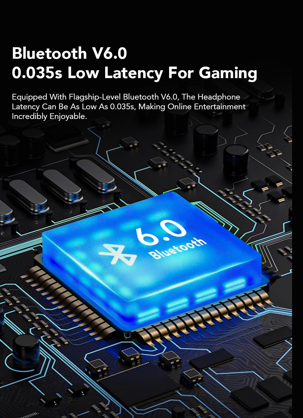 MINISO MS110 Adjustable lighting Eabuds, ANC Noise Cancellation Headphones,Bluetooth 6.0, 3 Noise Reduction Modes, True Wireless In-Ear Earphones sport Audio Earbuds audifonos bluetooth wireless headphones