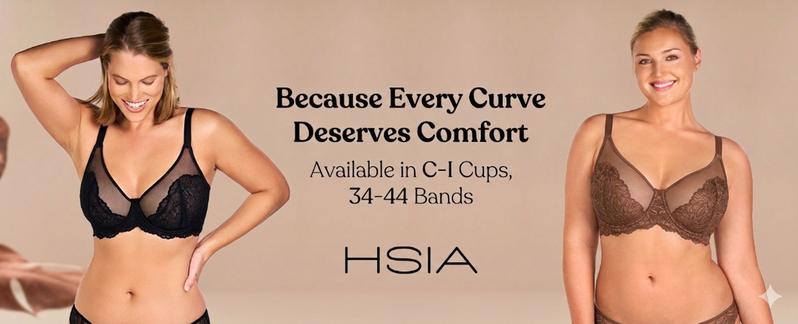 HSIA Blossom Unlined Vibrant Colors Plus Size Comfort Lace Sheer Mesh Full Coverage Underwire Non-Padded Bra Women Minimizer Bra