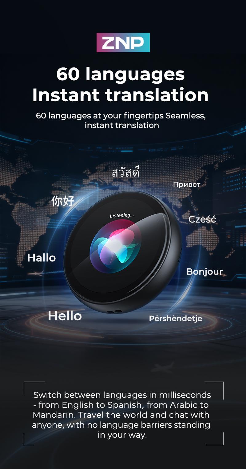 ZNP AI-Badge, Christmas gif, An AI robot designed for conversation, emotional companionship, and ease of use. Customizable character, suitable for both boys and girls. AI dialogue capabilities, suitable for games and learning.