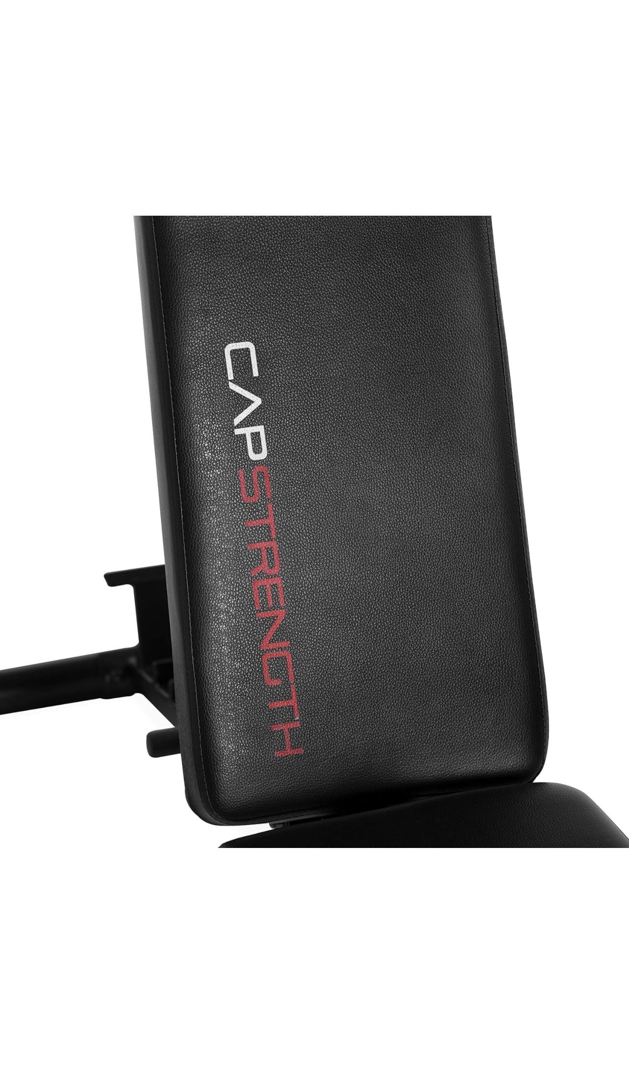 CAP Barbell Multi Purpose Adjustable Utility Bench Color Series rock weights bowflex