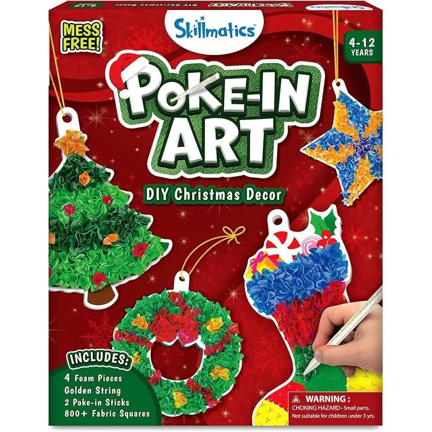 Poke In Art DIY Christmas Decor
