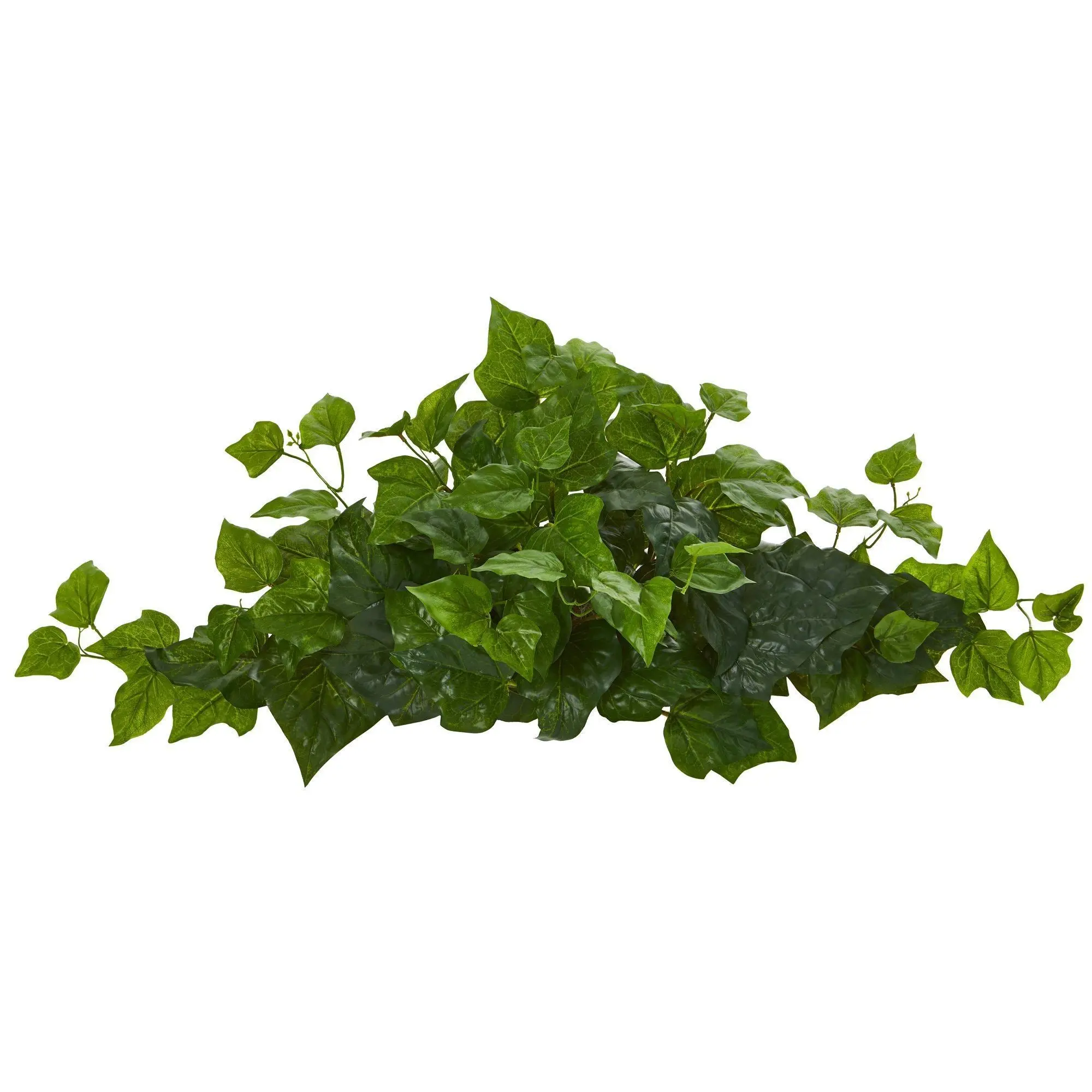 24” Real Touch London Ivy Silk Decorative Countertop Artificial Ledge Plant - Colored Synthetic Greens for Home Decor Supplies, Countertop Artificial Plants