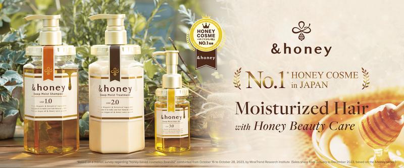 &honey Deep Moist Duo - Shampoo 1.0 + Treatment 2.0, Honey-Infused Hydration Set for Dry Hair