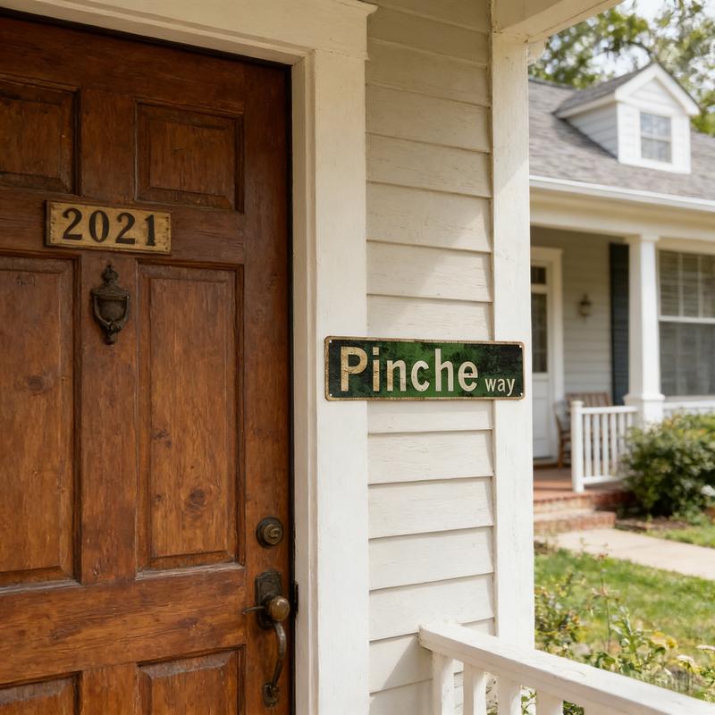 Funny Spanglish Vintage Wall Decor (4x16 Inch) - Humor Aluminum Sign Wall Art, for Porch, Home, Bar, Garden & Patio, Easy-Hanging Indoor/Outdoor Decoration, Family Gift, Classic Stop Sign