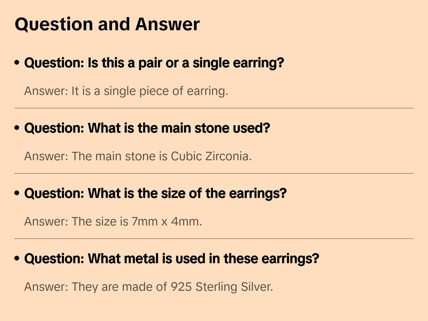 Geometry Blue CZ Rectangle 925 Silver Dangling Earrings (Single Piece)