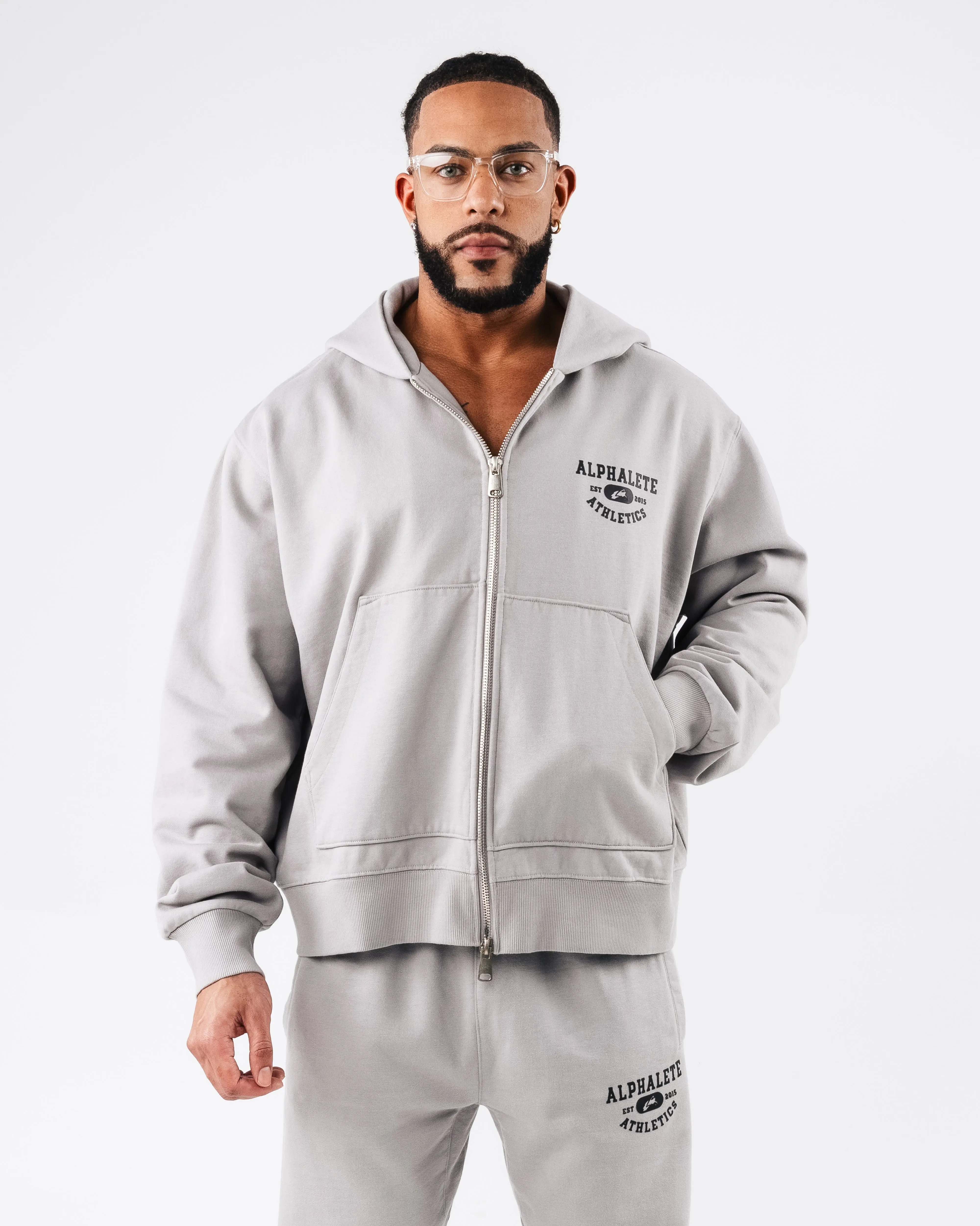 Hoodie with a chrome double ziper - TikTok Shop