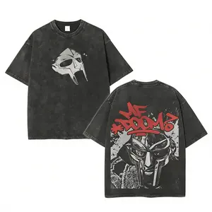Mf Doom Shirt, mf doom merch, 90s hip hop, Rapper Lover Shirt Streetwear Crewneck, Retro Style Fan Apparel For Music Lover Menswear Top Black Casual