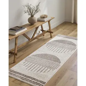 Livabliss Fossa Shag Washable Area Rug, Boho Runner Rug for Global Home Decor
