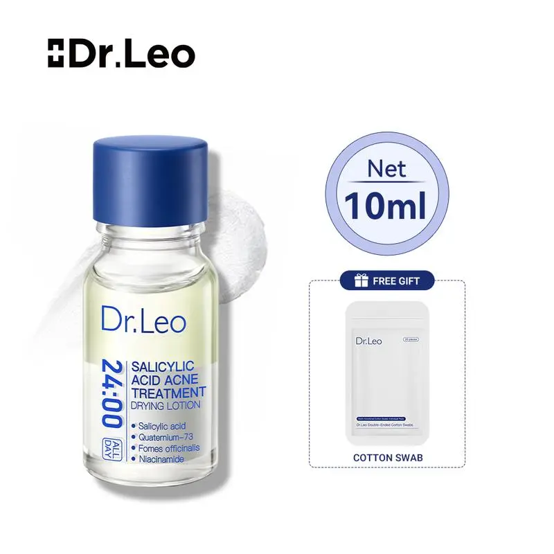 Dr.Leo Pimple & Blemish Skin Management Essence | 24H Clarifying Care with Purifying Ingredients | Manages Appearance of Inflammation, Aids Skin Resurfacing