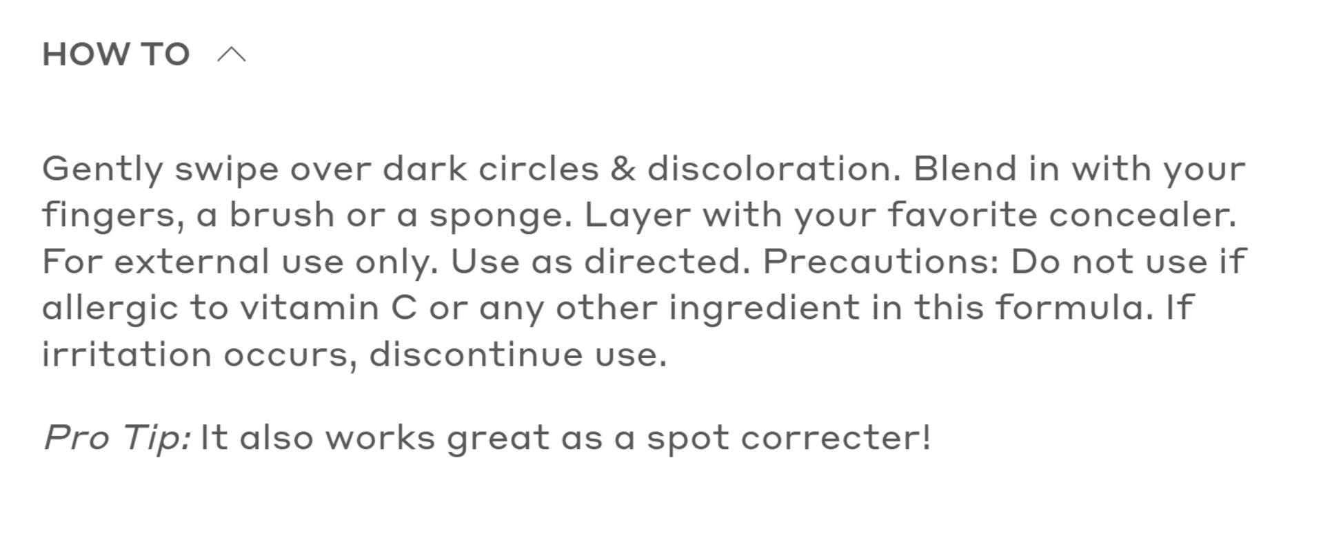 Banana Bright+ Vitamin CC Stick - Ole Henriksen High Quality Cosmetics Natural Nude Finish