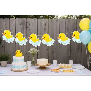 Rubber Duck Banner, Rubber Duck Garland, Rubber Duck Decorations, Rubber Duck Baby Shower, Rubber Duck Photo Prop, Rubber Duck Birthday
