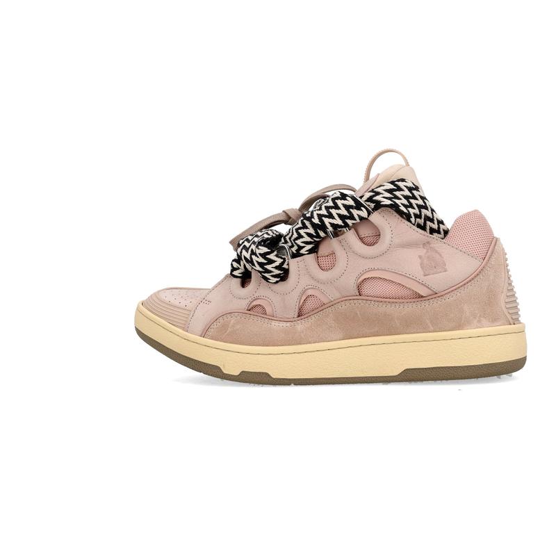 Lanvin Curb Leather Sneakers