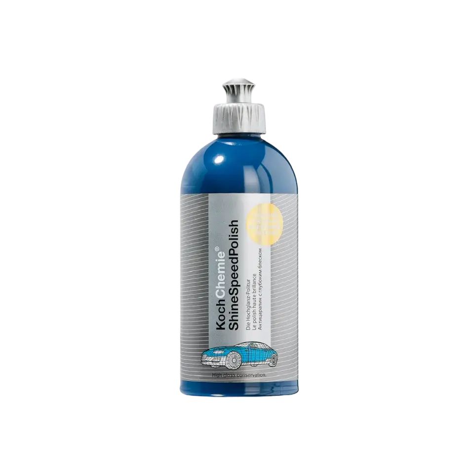Koch Chemie SHINE SPEED Car Paint Polishing Polish - Original Formula, Blue Bottle with Nozzle