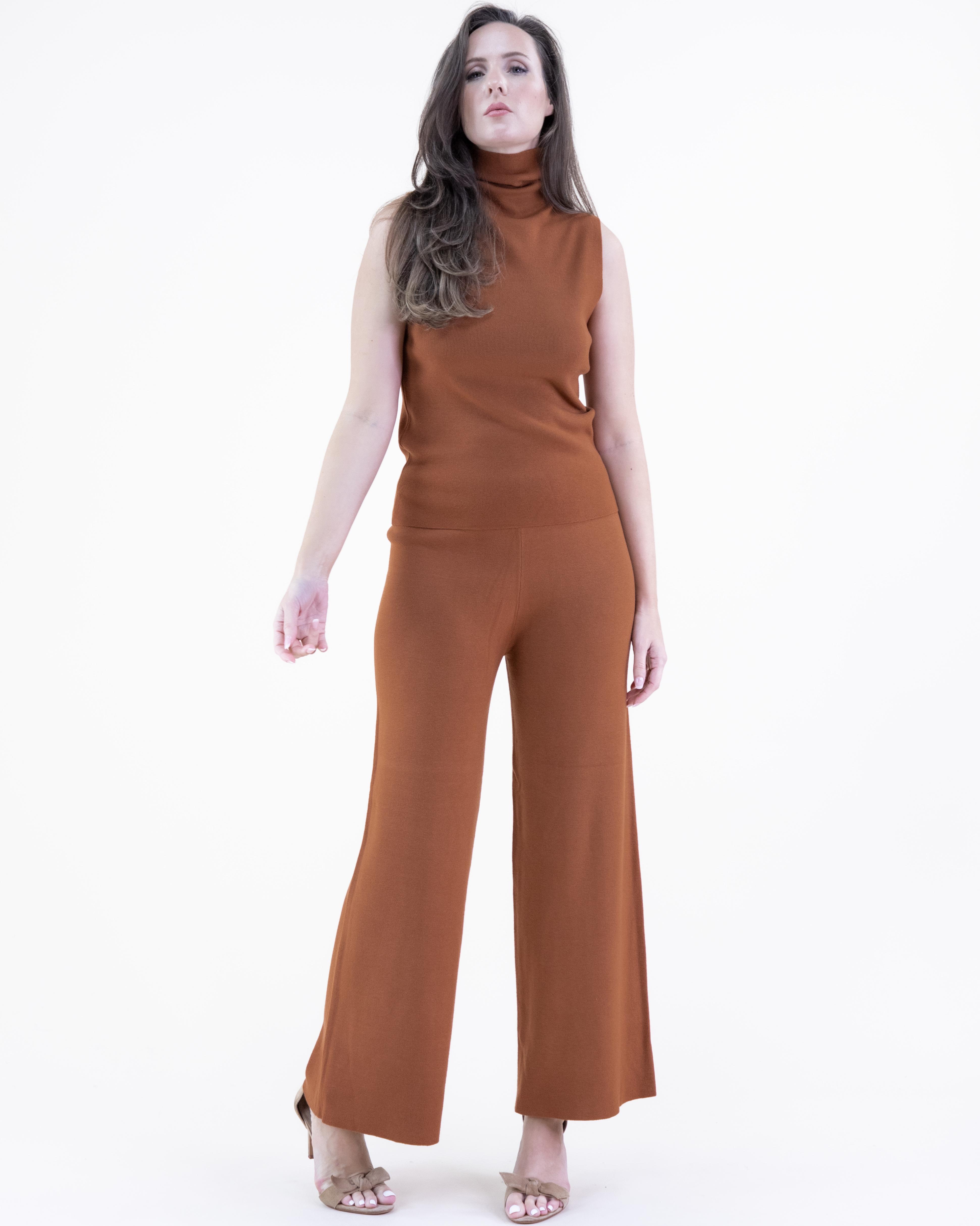 Sleeveless Turtleneck Knit Top Wide-Leg Pants & Open-Front Cardigan Set for Women Minimalist Basic Winter Clothes Soft Cozy Knit Fabric High-Neck Top Full-Length Pants Knee-Length Cardigan Sleeveless Turtleneck Knit Top Wide-Leg Pants & Open-Front Cardigan Set for Women Minimalist Basic Winter Clothes Soft Cozy Knit Fabric High-Neck Top Full-Length Pants Knee-Length Cardigan