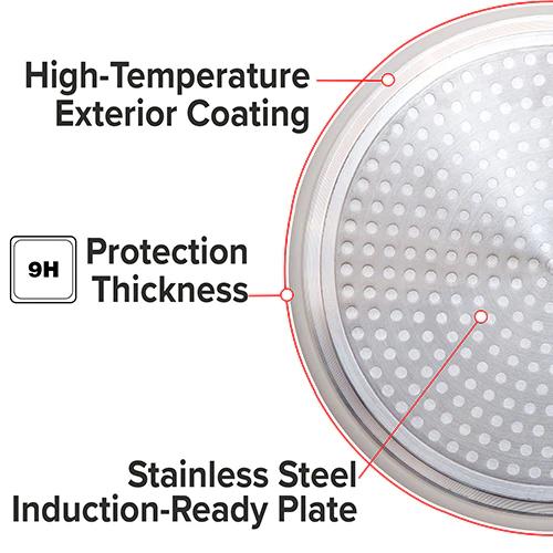 PFAS-Free Ceramic Non-Stick Cookware That Cooks Evenly and Cleans Easily (12-Piece Set)