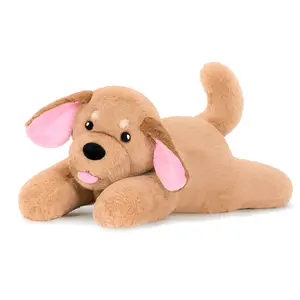 PEACH CAT 25.6 inch 5 lbs Golden Retriever Dog Weighted Stuffed Animals Large Weighted Plush Soft Puppy Plushies Toys Gifts for Kids Adults