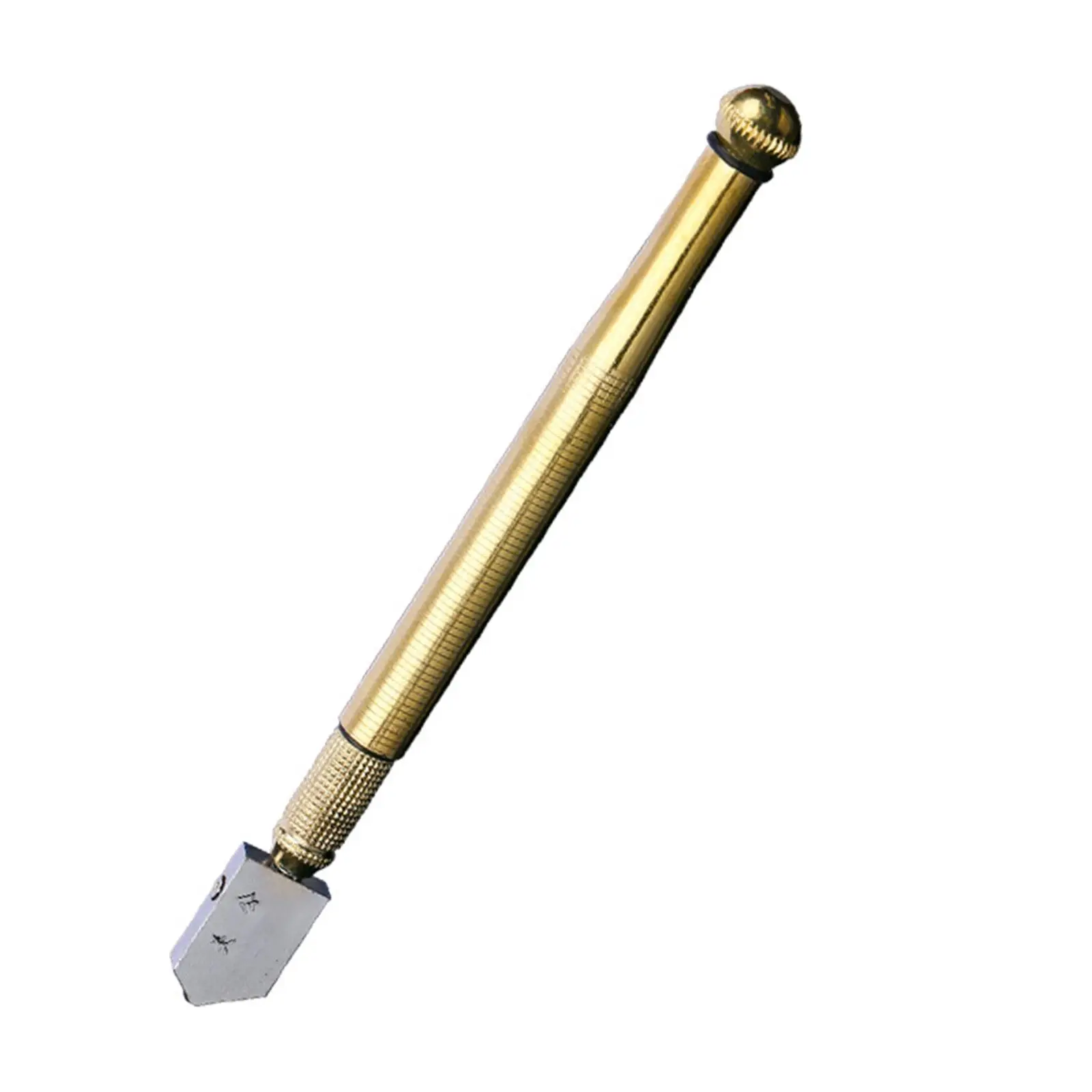 Glass Cutter with Diamond Head & Steel Blade for 3-15mm Glass, Anti-Slip Handle Tool for Precision Cutting Work