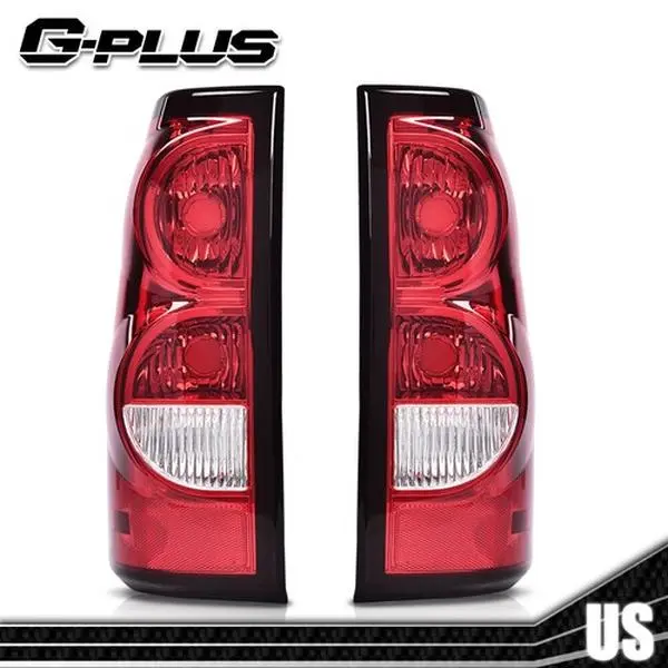 G-PLUS Rear Tail Lights - Car Lighting Brake Lamps, Vehicle Accessories for 03-06 Chevy Silverado 1500, 2500, 3500 HD Trucks