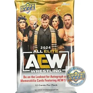 2024 AEW Wresting Hobby Box UpperDeck Hobby Pack (RIPPED LIVE)