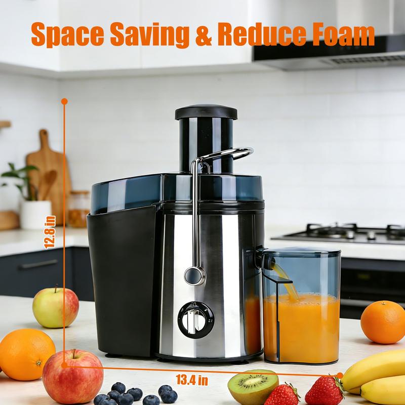 Electric Juicer Machine, 1000W Centrifugal Juicer Extractor with 2.6" Feed Chute, 2 Speeds Juice Maker for fruit carrot orange apple pomegranate Vegetable, Easy to Clean