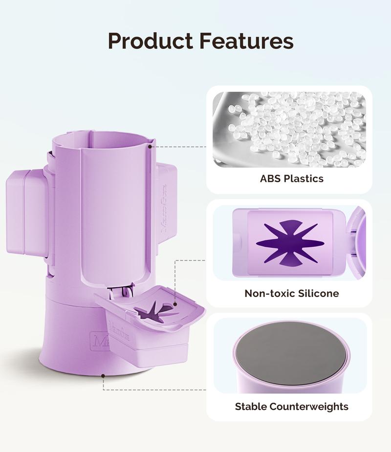 MelodySusie GelCarousel Rotatable Nail Art DIY Station - Compact & Portable for Easy Application - Ideal for Beginners & Professionals - Smooth & Precise Nail Art & Manicure Tool