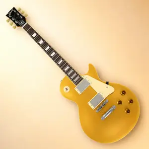 LP Guitar, Goldtop HH Pickups, Vintage Style, Solid mahogany body,Rosewood Fretboard