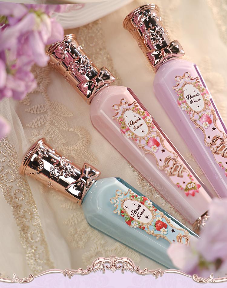 Flower Knows Violet Strawberry Rococo Collection Glowy Lip Gloss, lipstick, makeup,glossy, blurring lips, weightless, dealsforyoudays