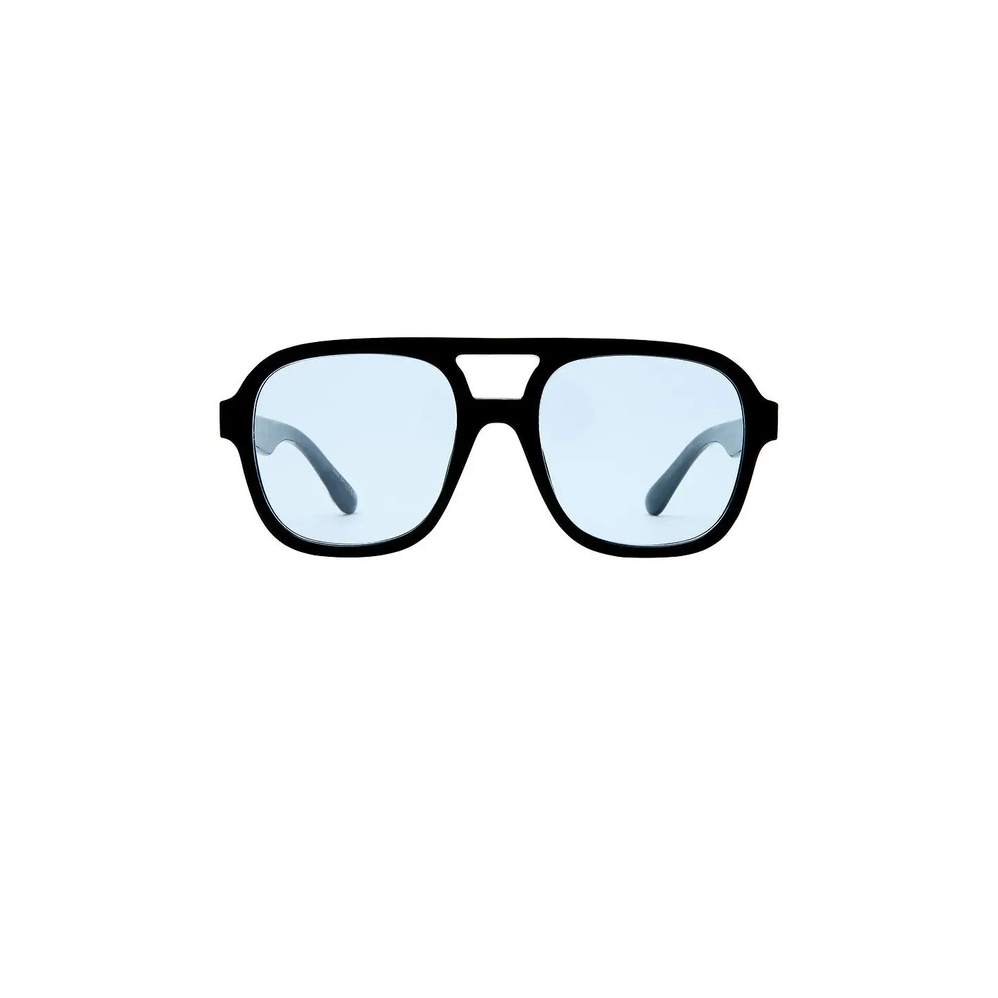 AIRE Whirlpool Sunglasses in Black & Sky Blue Tint