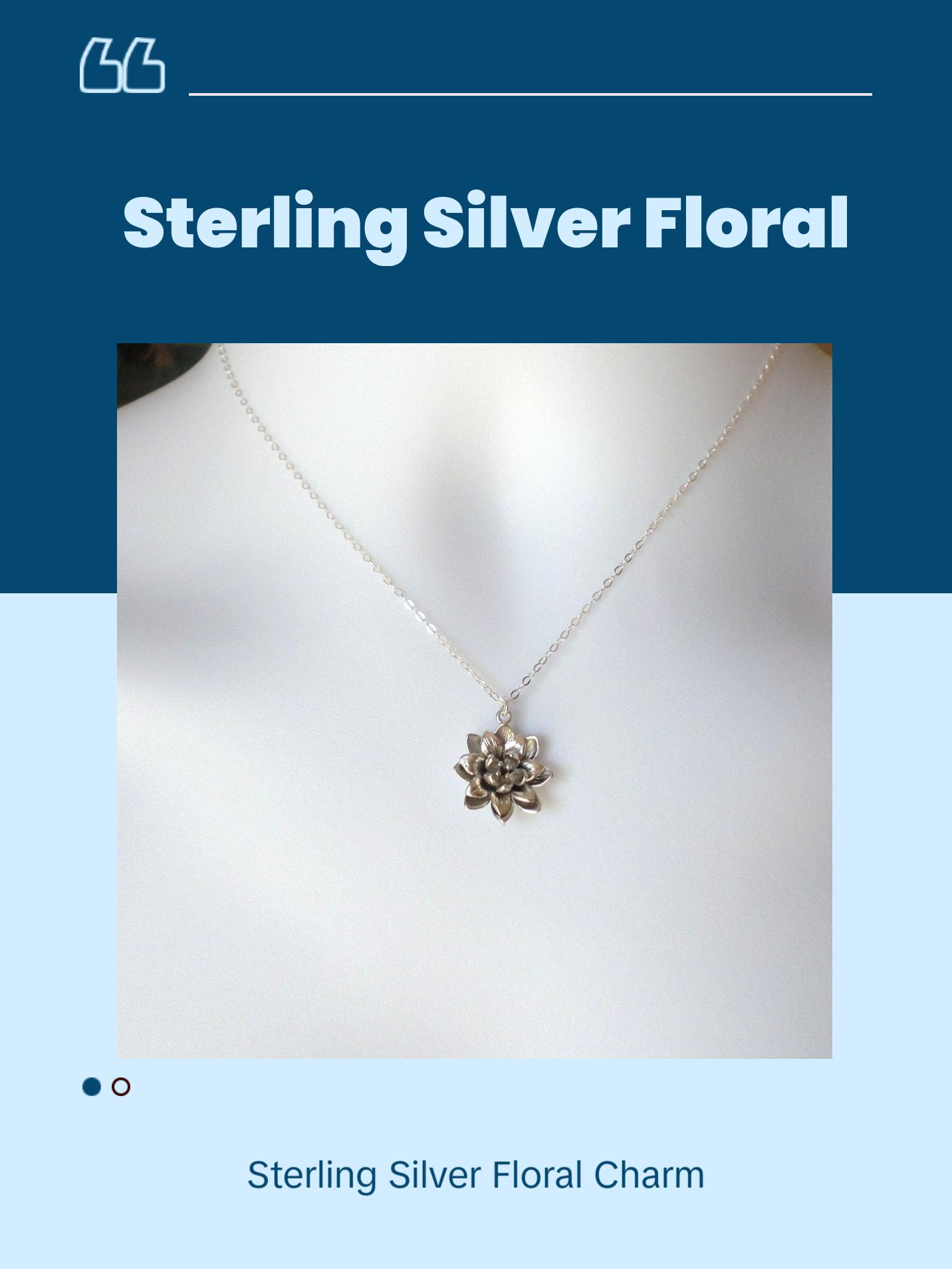 Chrysanthemum Necklace, Dahlia Necklace - Flower Necklace - Sterling Silver Necklace - Christmas Gift - Bridesmaid Gifts - Bridal Chrysanthemum Necklace, Dahlia Necklace - Flower Necklace - Sterling Silver Necklace - Christmas Gift - Bridesmaid Gifts - Bridal