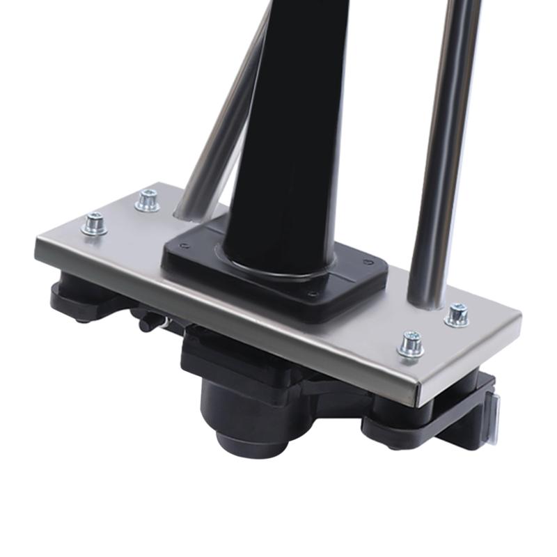 900W 35.8cc Gas Powered Concrete Consolidator 4 Stroke Engine 573lbs Force for 3.2-16ft Screeds Construction Tunnels Bridges Red Black Silver