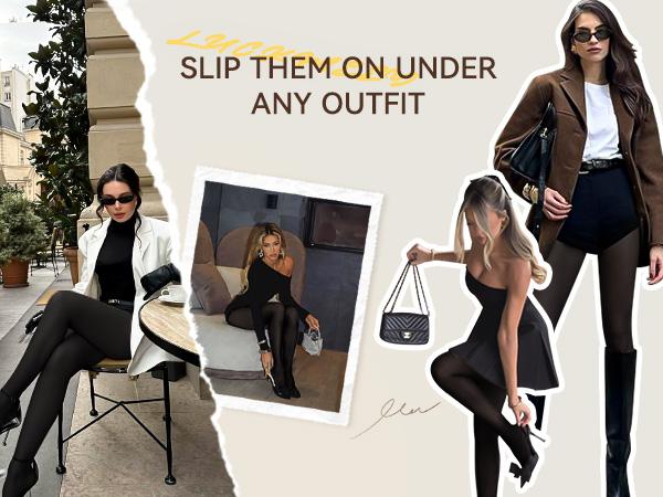 LUCKMEEY Rip-resistant Strong Tights Revolutionary Fiber Womenswear Underwear Lady Women Comfort Bridal Stockings Christmas gifts Thigh Highs Autumn