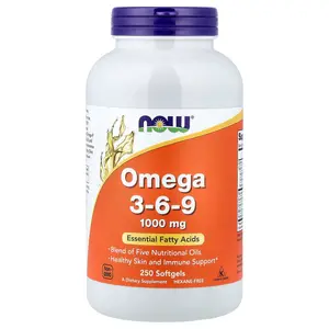 NOW Foods Omega 3-6-9, 250 Softgels