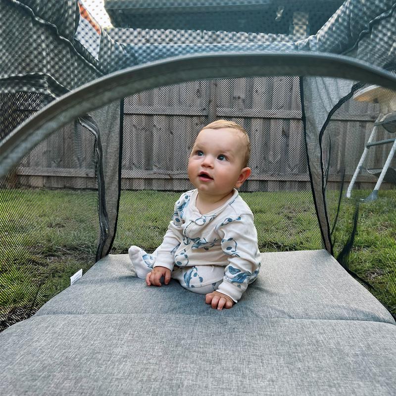 HARPPA Rossi | Foldable Travel Crib & Playard, Portable Playpen with Mattress, Bassinet for Baby & Toddlers, No Assembly Pack & Play Play Yard, Baby Items