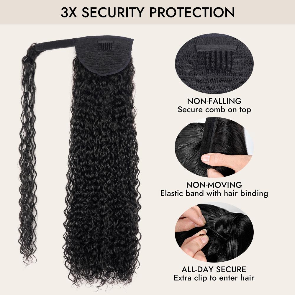 [Spring Musts] Wiggins Hair Ponytail Extension Human Hair 250% Density Ponytail Extension #SpringStatements