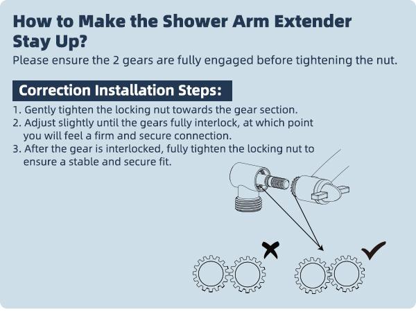 Hibbent All Metal High Pressure Rainfall Shower Combo/Handheld Showerhead Combo with 12'' Adjustable Curved Shower Extension Arm, 10-Spray, 71'' Hose, Showerhead Holder, Brushed Gold