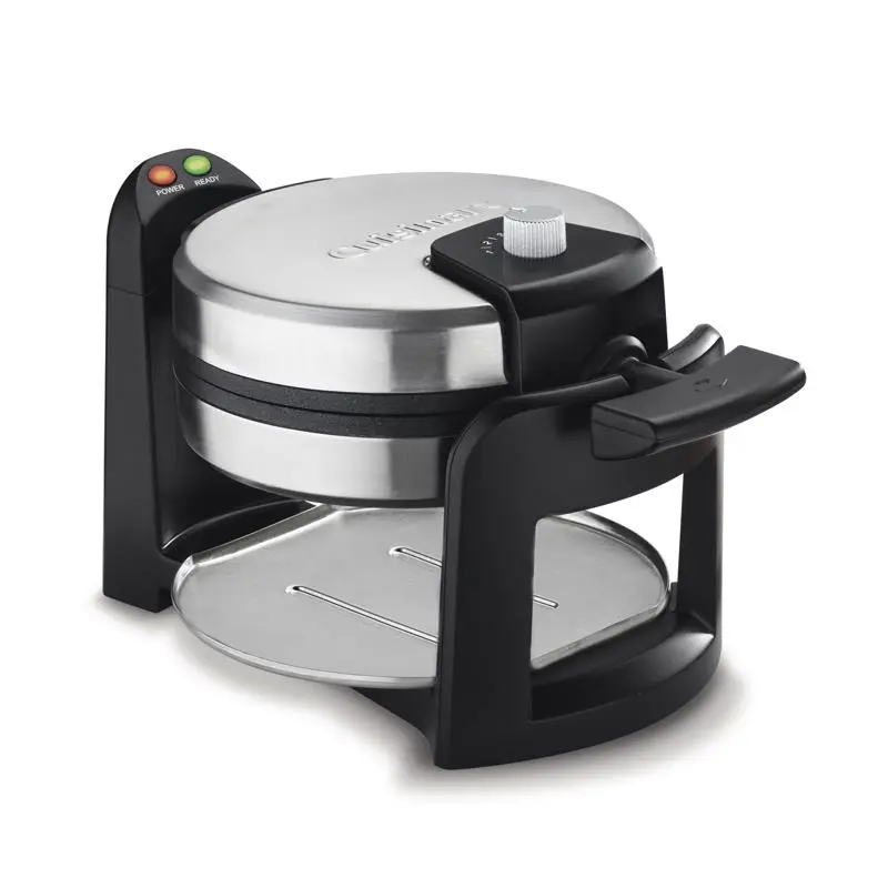 Cuisinart 6093519 Brushed Silver Stainless Steel Rotary 1 Waffle Maker