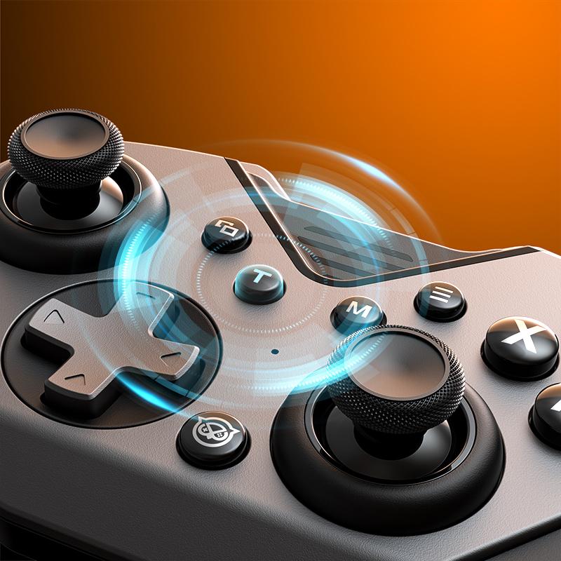 NYXI Flexi Wireless PC Controller, 1000Hz Polling Rate Hall Effect Joystick, Interchangeable D-pad&Left Joystick, 4 Mppable Buttons, 800mAh, Adjustable Turbo/Vibration for PC/Switch 2/iOS/Android