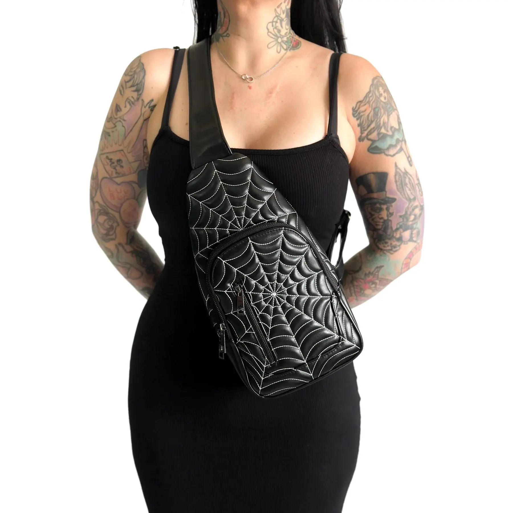 Foxblood Spiderweb Crossbody
